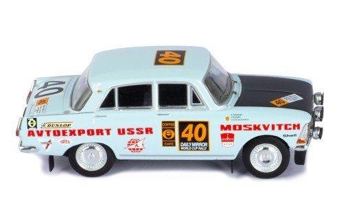 MOSKVITCH 412 #40  S.Tenishev-V.Kislykh-V.Chirotchenkov Rally London - Mexico 1970