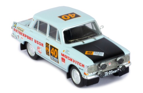 MOSKVITCH 412 #40  S.Tenishev-V.Kislykh-V.Chirotchenkov Rally London - Mexico 1970