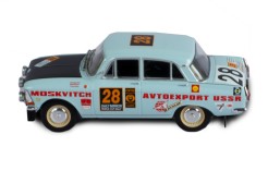 MOSKVITCH 412 #28  L.Potapcikas-Y.Lesovskiy-E.Bazhenov Rally London - Mexico 1970