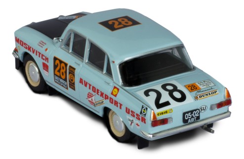 MOSKVITCH 412 #28  L.Potapcikas-Y.Lesovskiy-E.Bazhenov Rally London - Mexico 1970