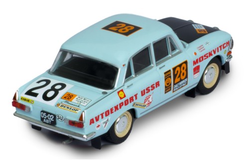 MOSKVITCH 412 #28  L.Potapcikas-Y.Lesovskiy-E.Bazhenov Rally London - Mexico 1970