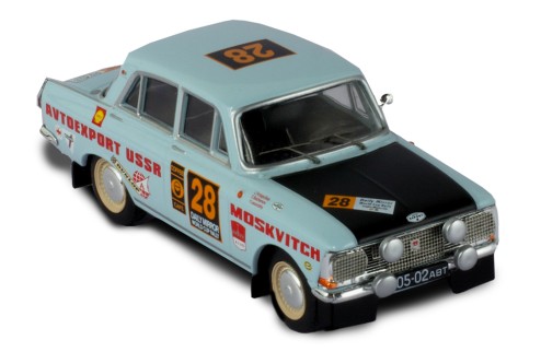 MOSKVITCH 412 #28  L.Potapcikas-Y.Lesovskiy-E.Bazhenov Rally London - Mexico 1970