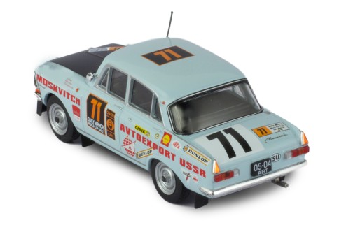 MOSKVITCH 412 #71 G.Holm-V.Boubnov-K.Guiradouskas Rally London - Mexico 1970