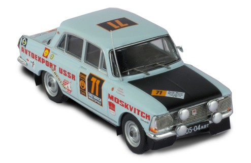 MOSKVITCH 412 #71 G.Holm-V.Boubnov-K.Guiradouskas Rally London - Mexico 1970