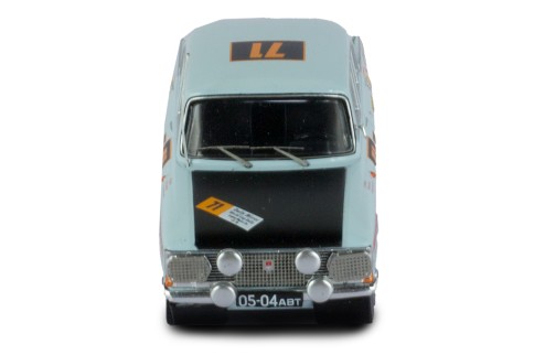 MOSKVITCH 412 #71 G.Holm-V.Boubnov-K.Guiradouskas Rally London - Mexico 1970