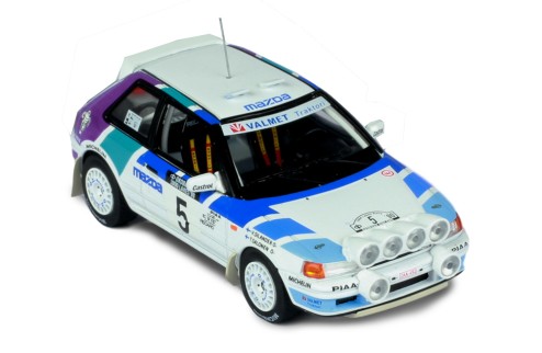 MAZDA 323 GT-X #5 T.Salonen - V.Silander Rally 1000 Lakes 1990 (with night lights)
