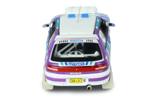 MAZDA 323 GT-X #11 – H.Mikkola - A.Hertz Rally 1000 Lakes 1990 (with night lights)