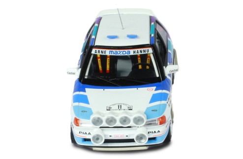 MAZDA 323 GT-X #11 – H.Mikkola - A.Hertz Rally 1000 Lakes 1990 (with night lights)