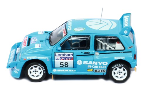 MG METRO 6R4 #58 G.Fielding-J.Robinson RAC Rally 1986