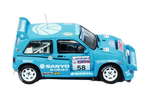 MG METRO 6R4 #58 G.Fielding-J.Robinson RAC Rally 1986