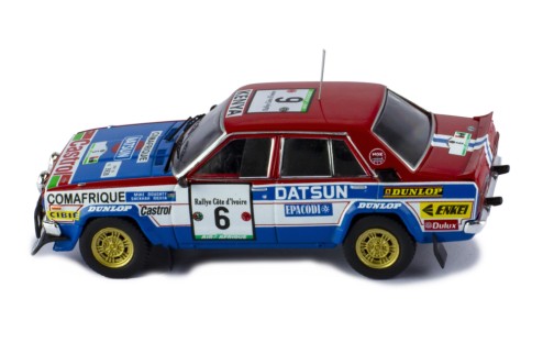 DATSUN VIOLET GT #6 S.Mehta - M.Doughty Rallye Côte d'Ivoire 1981