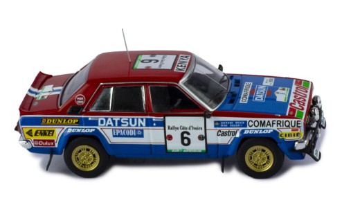 DATSUN VIOLET GT #6 S.Mehta - M.Doughty Rallye Côte d'Ivoire 1981