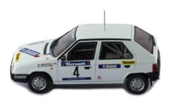 ŠKODA FAVORIT 136L #4 L.Křeček - B.Motl Rallye Valašská Zima 1989