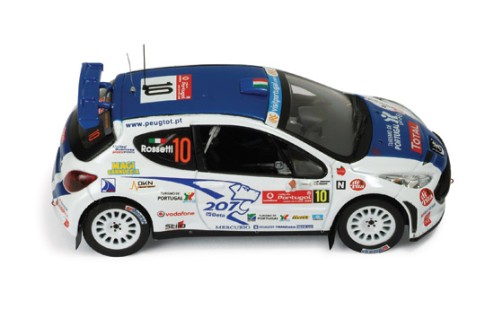 Peugeot 207 S2000 #10 L. Rossetti-M. Chiarcossi Winner Rally Portugal 2008