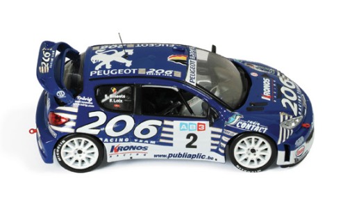 Peugeot 206 WRC #2 F. Loix-S. Smeeth Winner Rally Condroz 2003