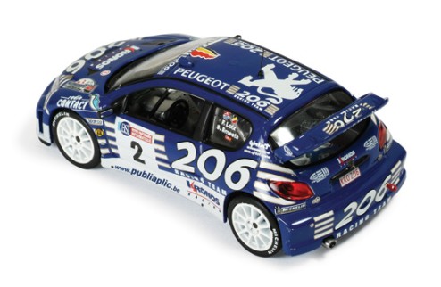 Peugeot 206 WRC #2 F. Loix-S. Smeeth Winner Rally Condroz 2003