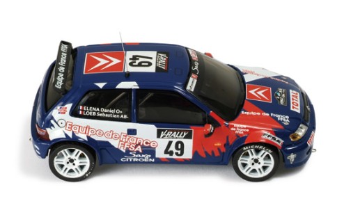 Citroen Saxo Kit Car #49 S. Loeb-D. Elena Tour de Corse 1999