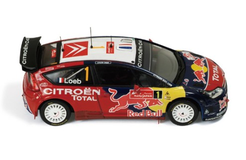 Citroen C4 WRC #1 (Red Bull) S. Loeb - D. Elena Rally Japan 2008
