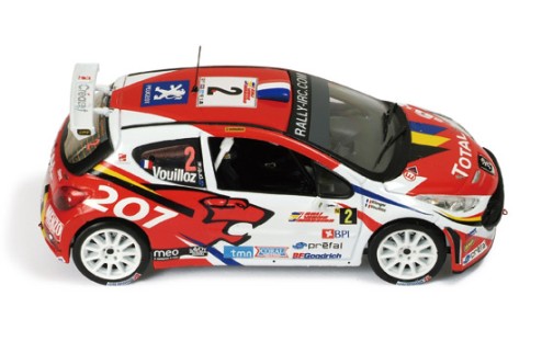 Peugeot 207 S2000 #2 N. Vouilloz-N. Klinger Winner Rally Madeira 2008 (2008 IRC Champion)