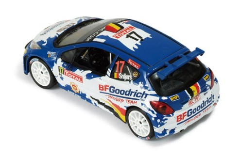Peugeot 207 S2000 #17 P. Snijers-W. Soenens Rally Ypres 2008 (special decoration)