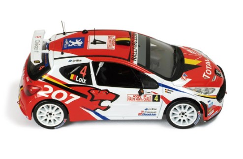 Peugeot 207 S2000 #4 F. Loix - I. Smets 2nd Rally Monte Carlo 2009