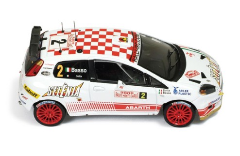 Fiat Abarth Grande Punto S2000 #2 G. Basso - M. Dotta 5th Rally Monte Carlo 2009