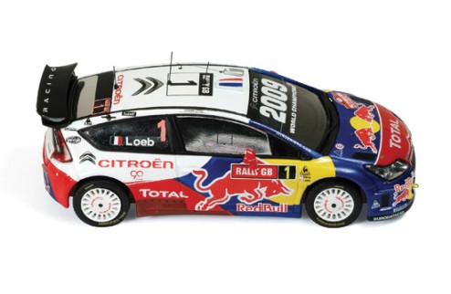 Citroen C4 WRC #1 S. Loeb - D. Elena Winner Wales Gb Rally 2009 (Champion 2009 Edition - windows decorated)