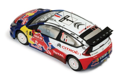 Citroen C4 WRC #1 S. Loeb - D. Elena Winner Wales Gb Rally 2009 (Champion 2009 Edition - windows decorated)