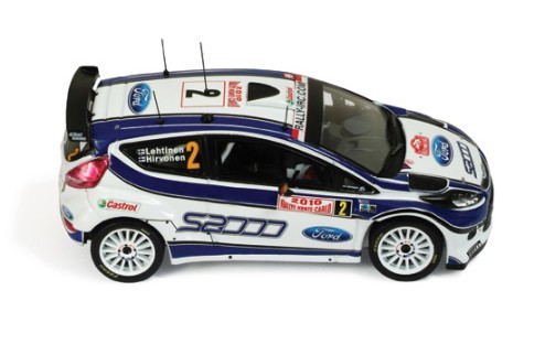 Ford Fiesta S2000 #2 M. Hirvonen - J. Lehtinen Winner Rally Monte Carlo 2010 (with night lights)