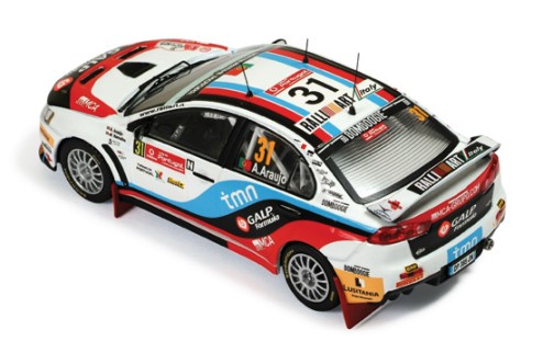 Mitsubishi Lancer Evo X #31 A. Araujo - M. Ramalho Vodafone Rally Portugal 2010 (World Rally Champion)