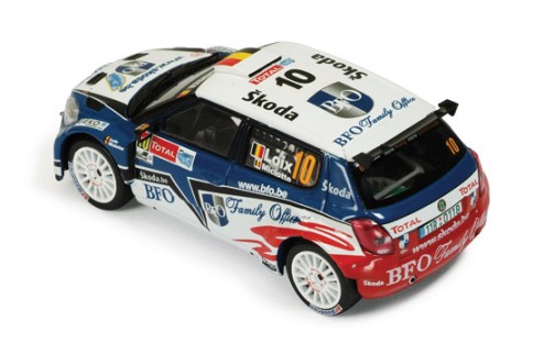 Skoda Fabia S2000 #10 F. Loix - F. Miclotte Winner Ypres Rally 2010