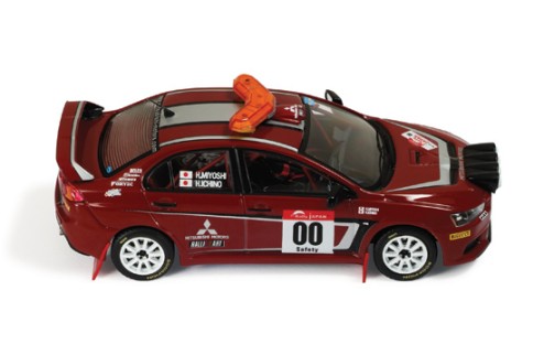 Mitsubishi Lancer Evo X #00 H. Miyoshi - H. Ichino Rally Japan Safety Car 2008 (RHD)