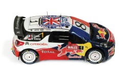 Citroen DS3 WRC #1 S. Loeb-S. Elena Wales Gb Rally 2011 (French Flag with 8)