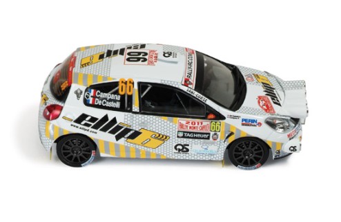 Renault Clio R3 #66 P. Campana-S. de Castelli Rally Monte Carlo 2011 (with night lights)