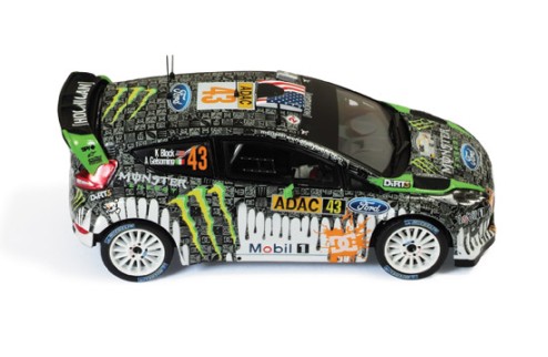Ford Fiesta RS WRC #43 K. Block-A. Gelsomino Rally Germany 2011