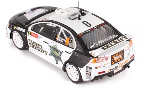 MITSUBISHI Lancer Evo X (Safety Sheriff #0) Rally Ypres 2011
