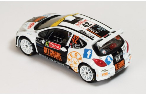 Peugeot 207 S2000 #42 O.Burri-A.Saucy Rally Monte Carlo 2013