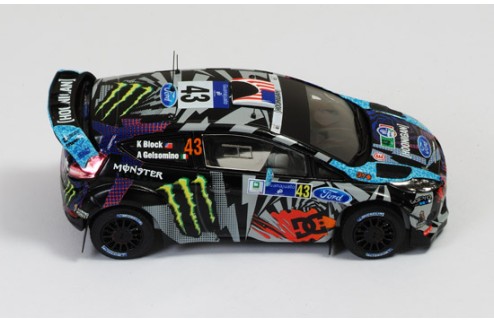 Ford Fiesta RS WRC #43 K.Block-A.Gelsomino Rally Guanajuato Mexico 2013