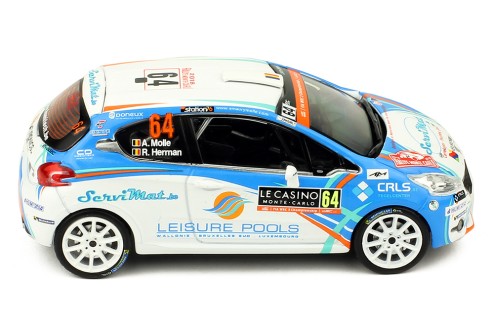 PEUGEOT 208 R2 #64 A. Molle-R. Herman Rallye Monte-Carlo 2018