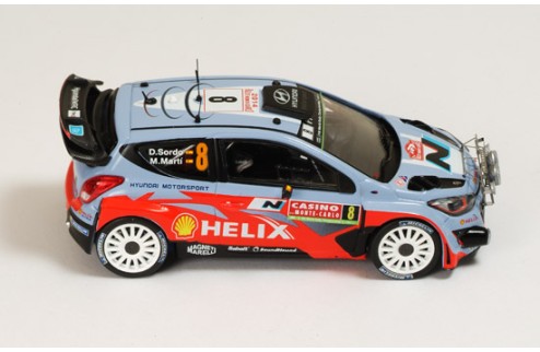 Hyundai I20 WRC #8 D.Sordo-M.Marti Rally Monte-Carlo 2014 (with night lights)