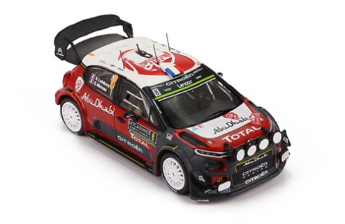  CITROEN C3 WRC #8 S. Lefebvre - G. Moreau - Rally Monte Carlo - 2017 (with Night Lights)