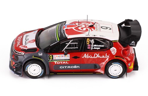 CITROEN C3 WRC #9 A. Mikkelsen - A. Synnevaag - Rally Sardegna 2017
