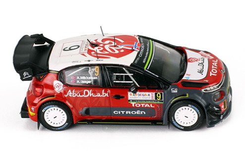 CITROEN C3 WRC #9 A. Mikkelsen - A. Synnevaag - Rally Sardegna 2017