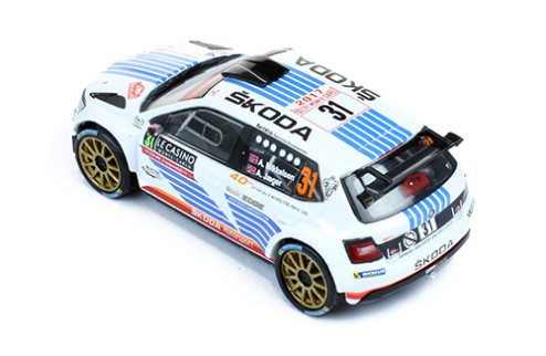 SKODA FABIA R5 #31 A. Mikkelsen-A. Jaeger - Winner WRC2 Rallye Monte Carlo - 2017