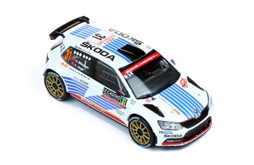 SKODA FABIA R5 #31 A. Mikkelsen-A. Jaeger - Winner WRC2 Rallye Monte Carlo - 2017
