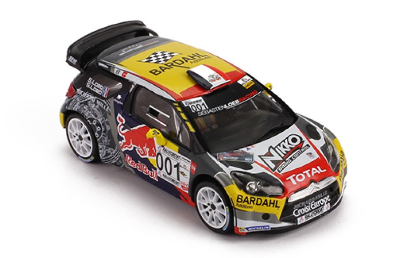 Citroen ds3 WRC Loeb Winner Paul Ricard Rally IXO RAM654