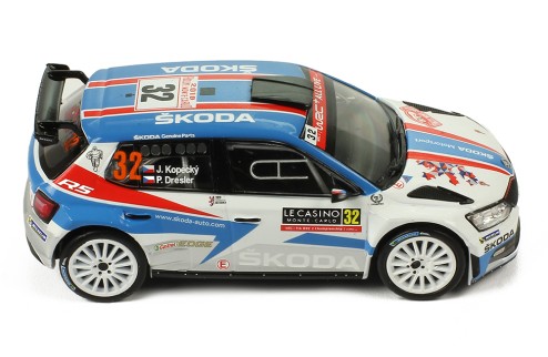 SKODA Fabia R5 #32 - J. Kopeke-P. Dresler Winner WRC2 Rallye Monte-Carlo 2018