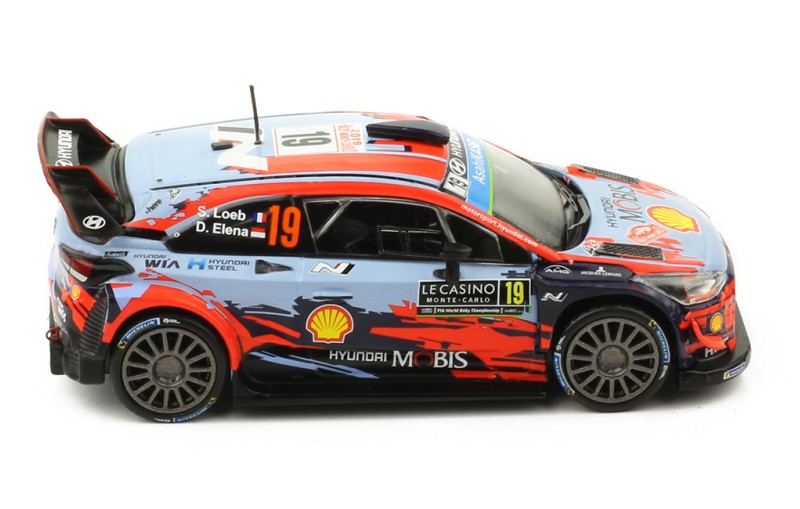 en horloge miniature 01 Rallye Monte Carlo 2019,Hyundai i20 WRC LOEB 