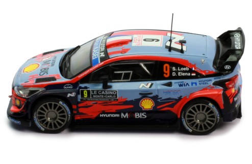 HYUNDAI i20 Coupe WRC - #9 S.Loeb - D.Elena Winner Rallye Monte-Carlo 2021