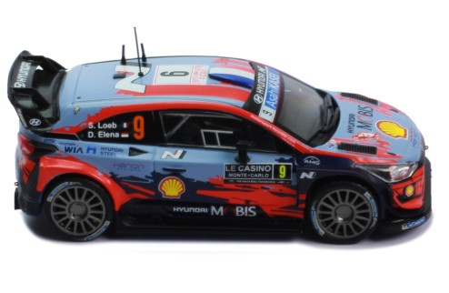 HYUNDAI i20 Coupe WRC - #9 S.Loeb - D.Elena Winner Rallye Monte-Carlo 2021
